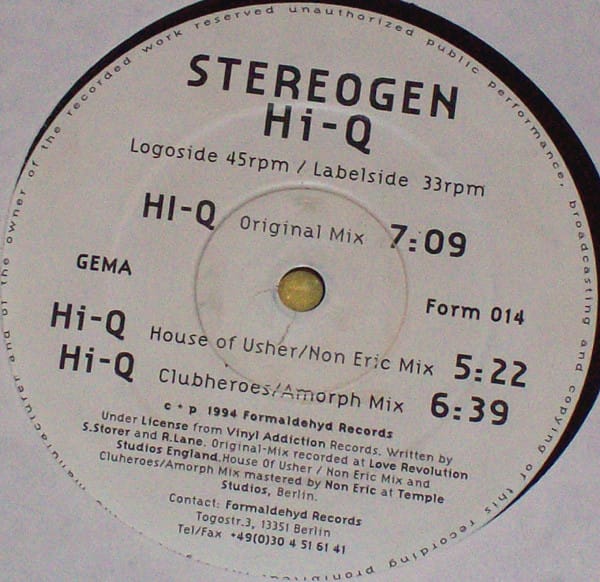 Stereogen — Hi-Q